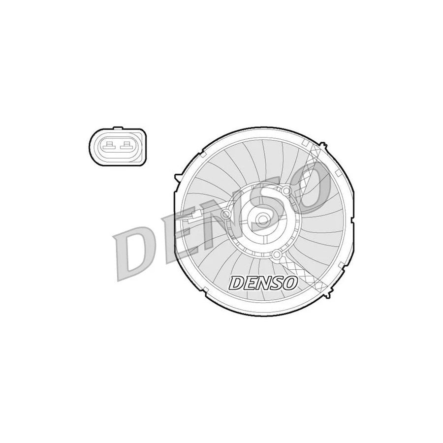 DENSO DER02003 Fan, Radiator