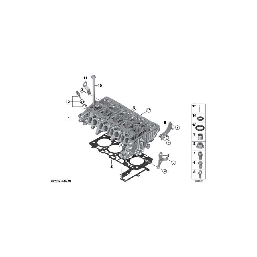 Genuine BMW 11128513843 F45 F48 Loop (Inc. 118d, X2 20dX & X1 25dX) | ML Performance US Car Parts