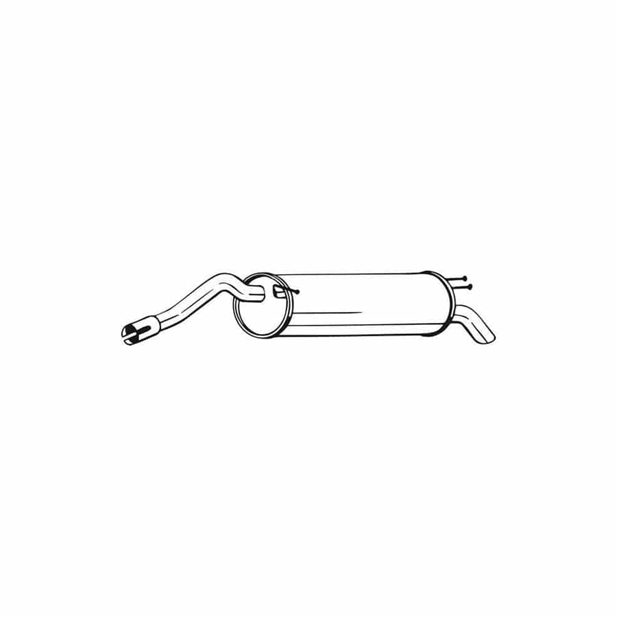 Bosal 148-345 Rear Silencer for Fiat Stilo Hatchback (192)