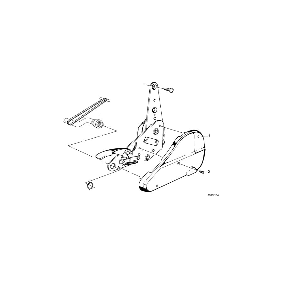 Genuine BMW 52101968656 E24 Covering Inner Right HAVANNA (Inc. 635CSi & M635CSi) | ML Performance US Car Parts