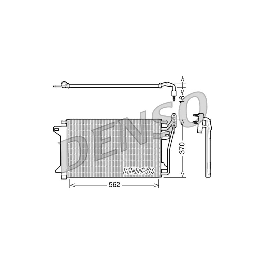 DENSO DCN10025 Air Conditioning Condenser
