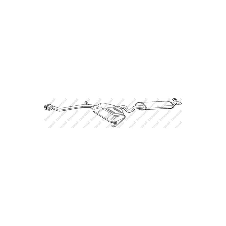 Bosal 287-273 Rear Silencer for Lancia Dedra Saloon (835)