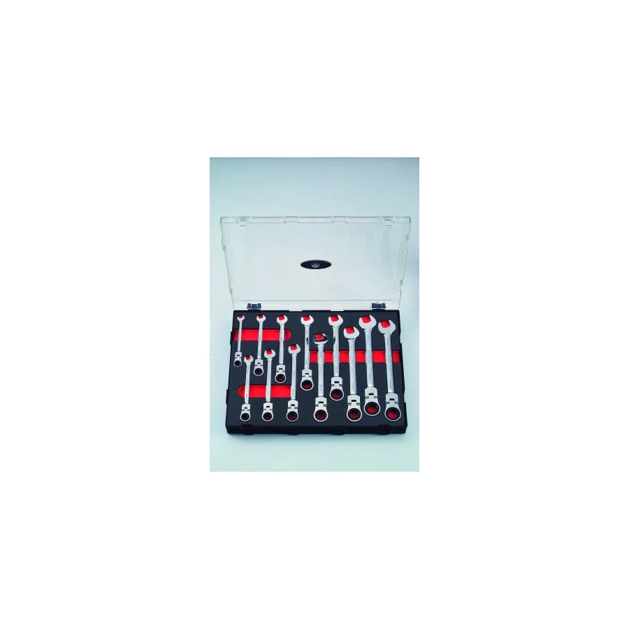 Force K51210F Ratchet Ring Open-Ended Spanner Set