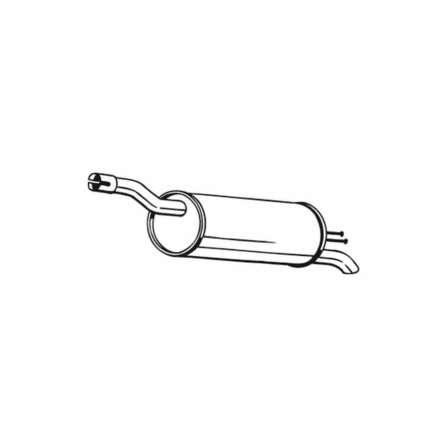Bosal 148-339 Rear Silencer for Fiat Doblo