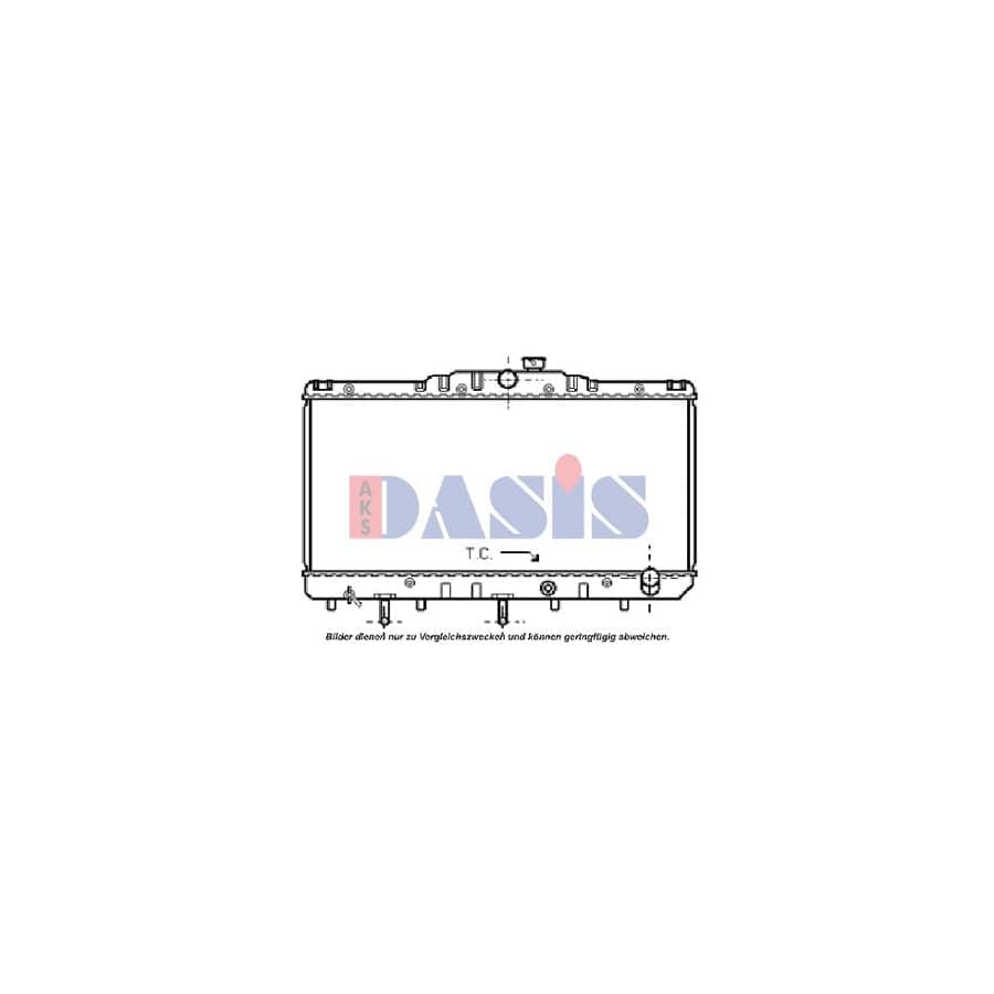 AKS Dasis 210040N Engine Radiator