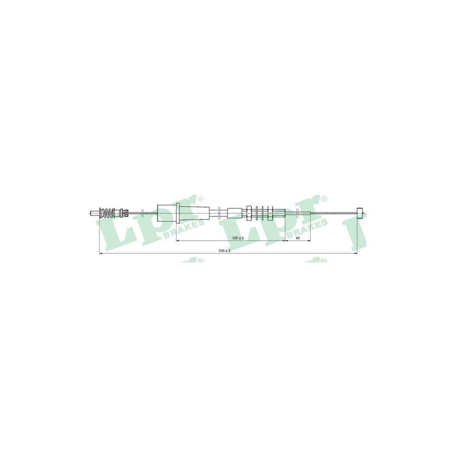 LPR C0001A Throttle Cable