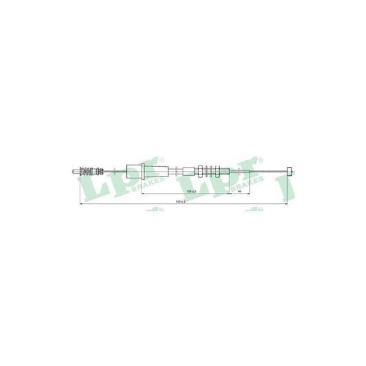 LPR C0001A Throttle Cable