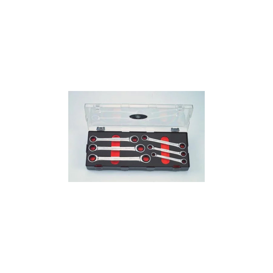 Force K50625 Ratchet Double Ring Spanner Set