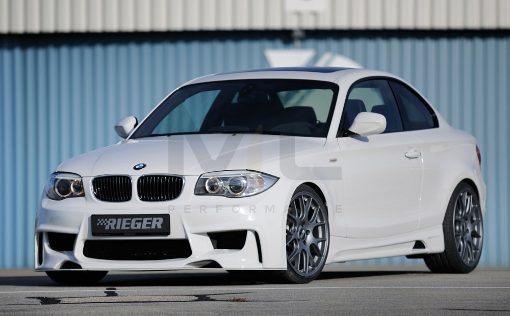 Rieger 00035030 BMW 1 Series E81 E82 E87 E88 Front Bumper 5 | ML Performance UK Car Parts