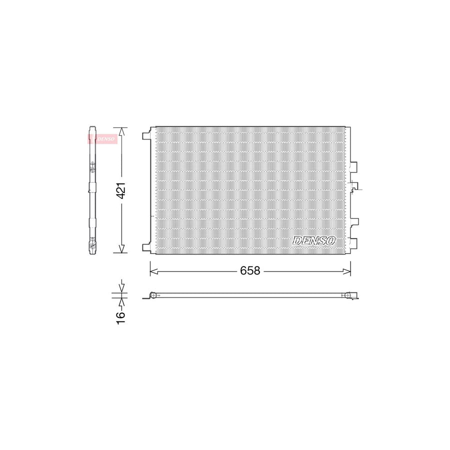 DENSO DCN23033 Air Conditioning Condenser