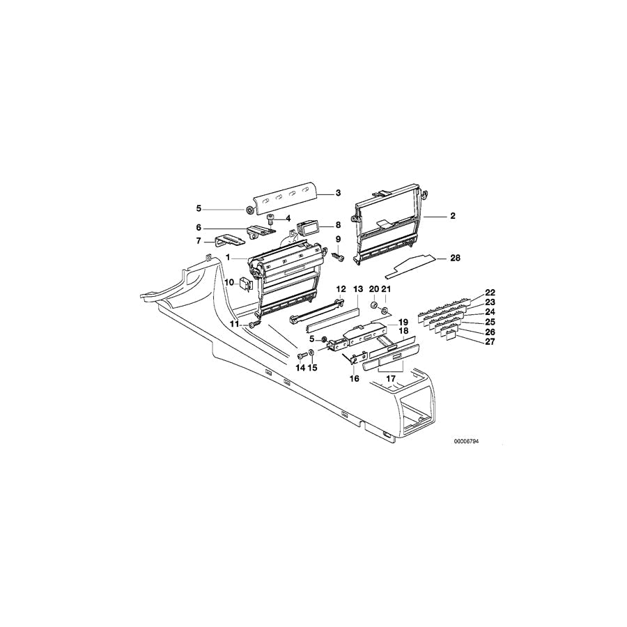 Genuine BMW 51168190358 E38 Fillister-Head Screw M3X5 (Inc. 740d, 750iLS & 725tds) | ML Performance US Car Parts