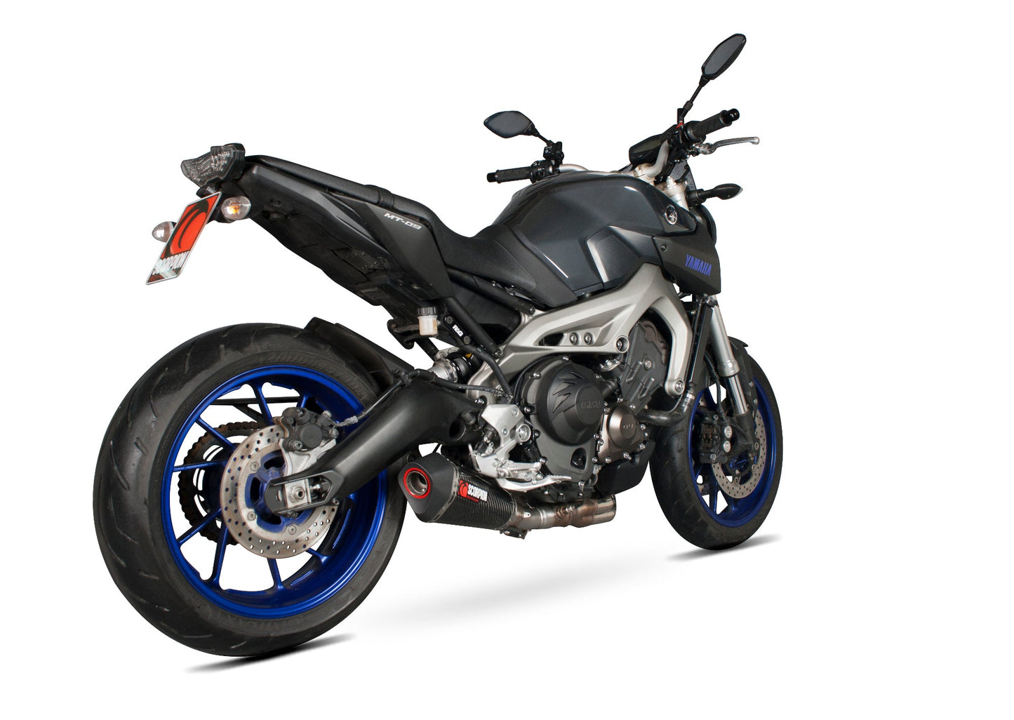 Scorpion RYA93CEO Yamaha Serket Taper Slip-On - Carbon Fibre Sleeve (MT-09 / MT-09 SP) | ML Performance US US