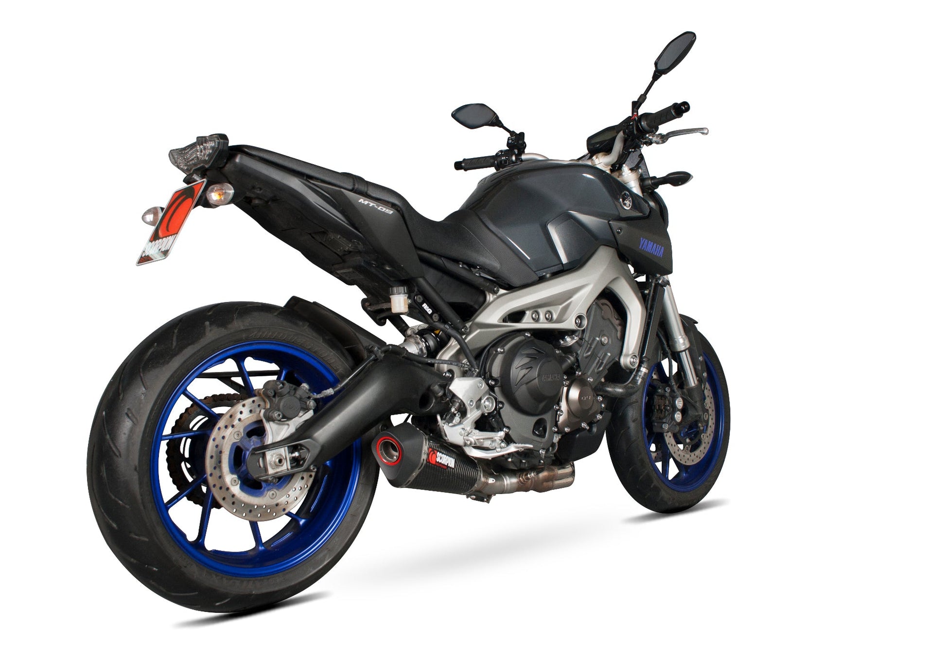 Scorpion RYA93CEO Yamaha Serket Taper Slip-On - Carbon Fibre Sleeve (MT-09 / MT-09 SP) | ML Performance US US