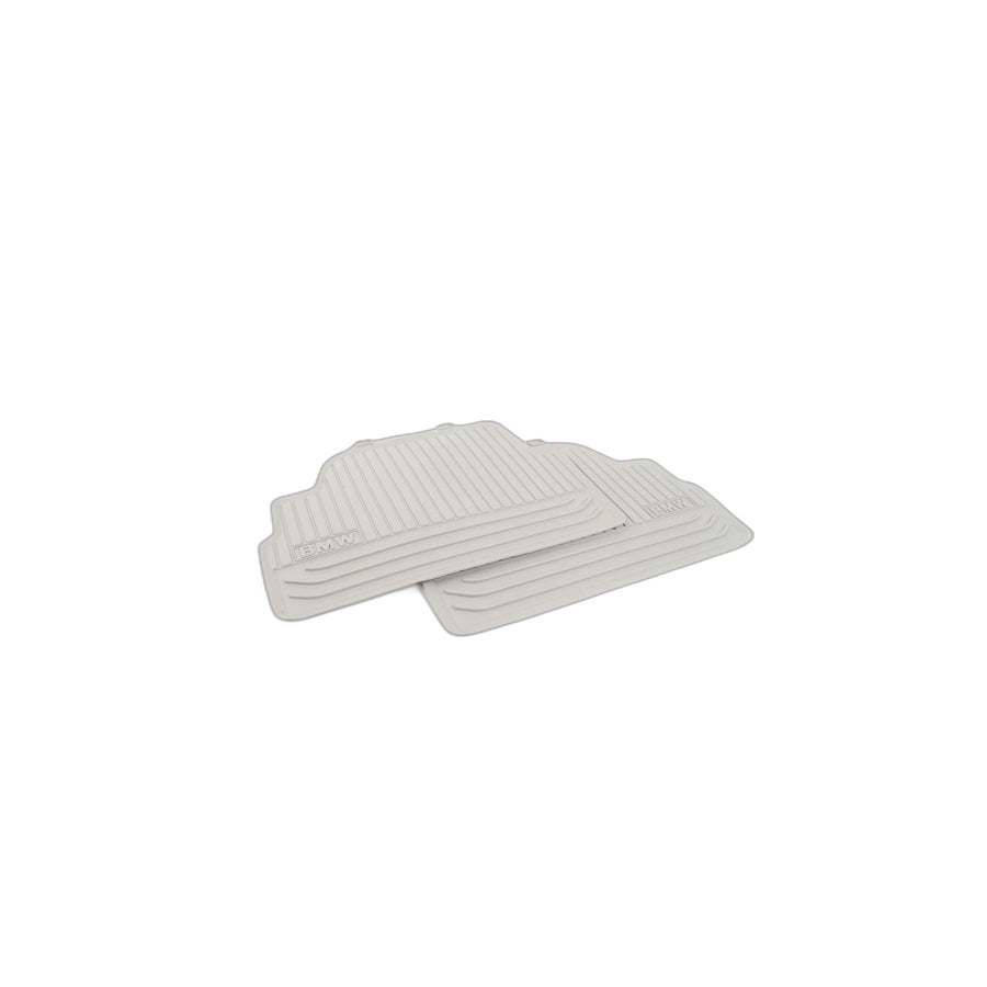 Genuine BMW 51470439172 E88 Rubber Floor Mats Rear BEIGE (Inc. 128i) | ML Performance UK Car Parts