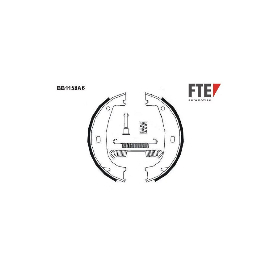 FTE 9100030 Handbrake Shoes