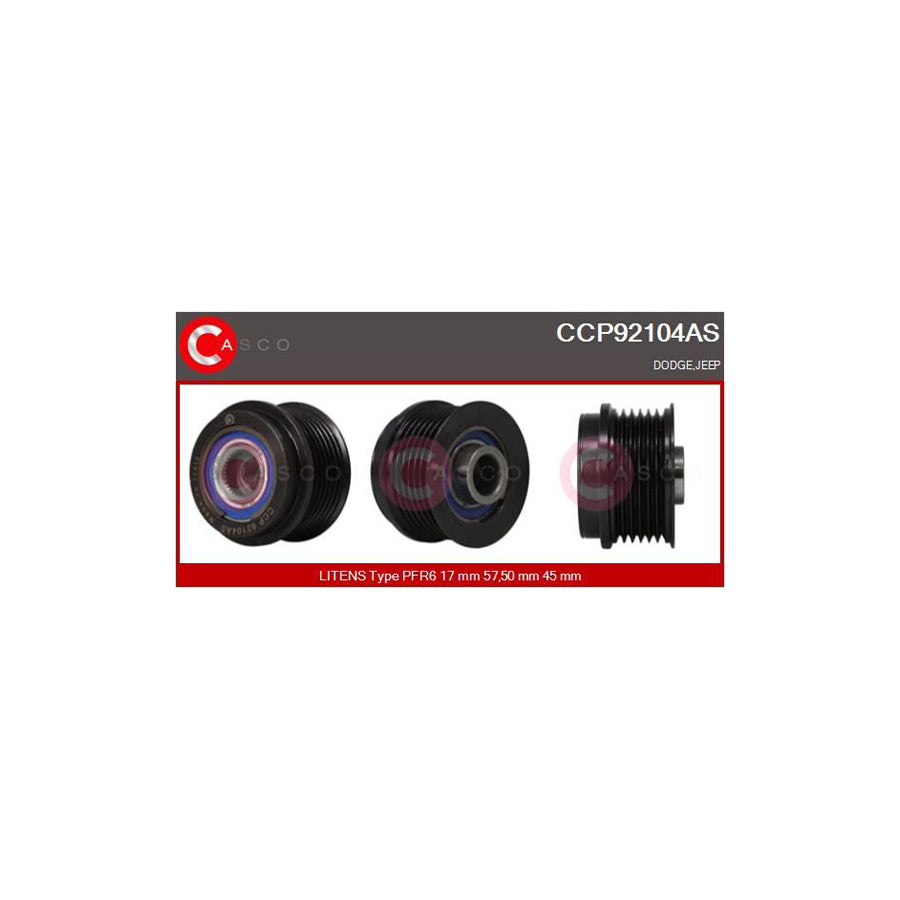 Casco Ccp92104As Pulley, Alternator