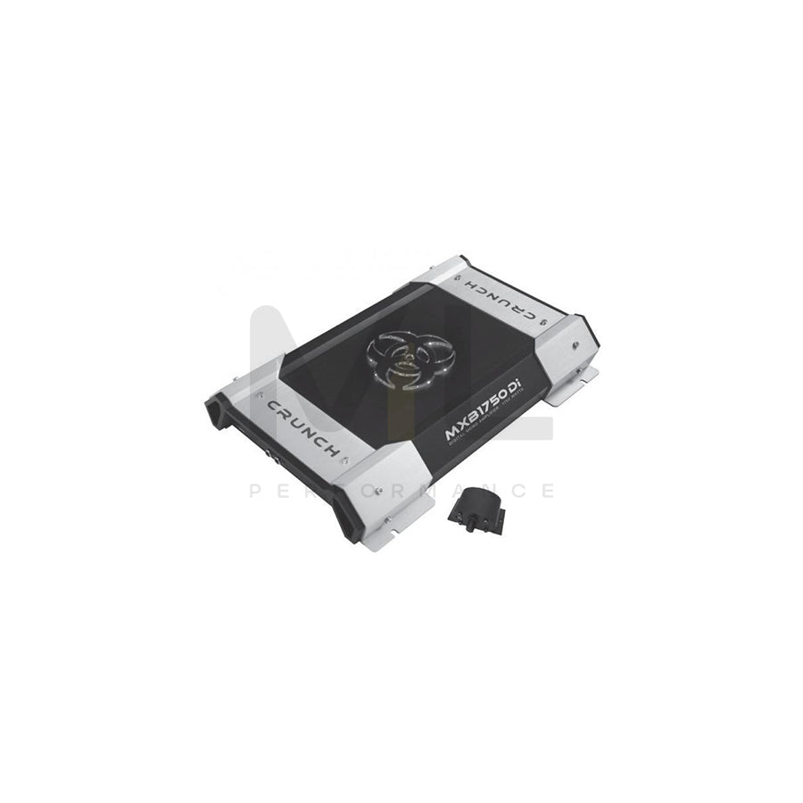 CRUNCH BLACKMAXX MXBi MXB1750i Audio Amplifier D, with remote control, Low(30-250), Subsonic(20-55)Hz, 1750W, (45 Hz), Bassboost 0-12dB