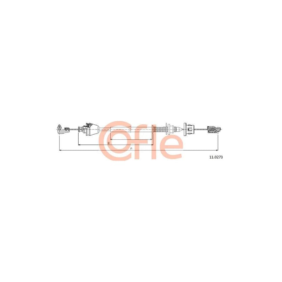 COFLE 11.0273 Throttle Cable