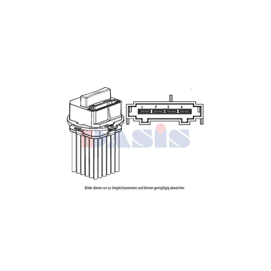 AKS Dasis 700067N Regulator, Passenger Compartment Fan