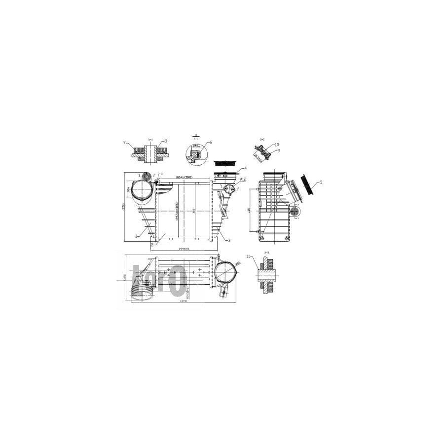 Abakus 0530180005 Intercooler