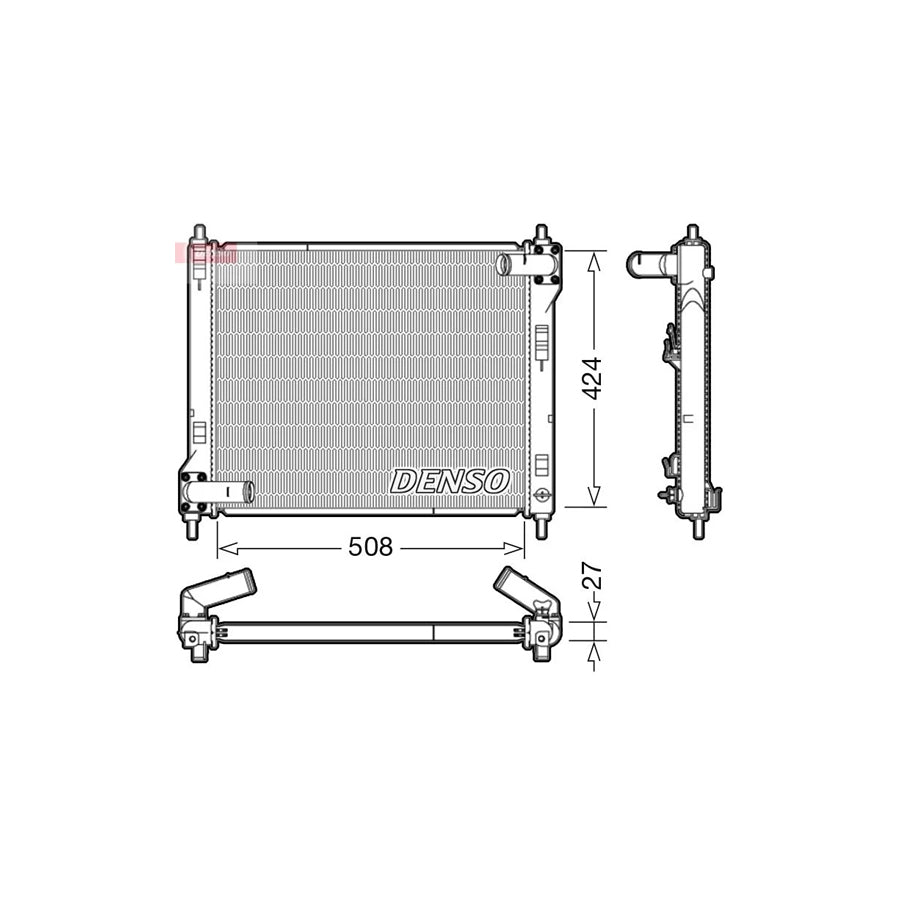 DENSO DRM46043 Engine Radiator for Nissan Juke (F15)