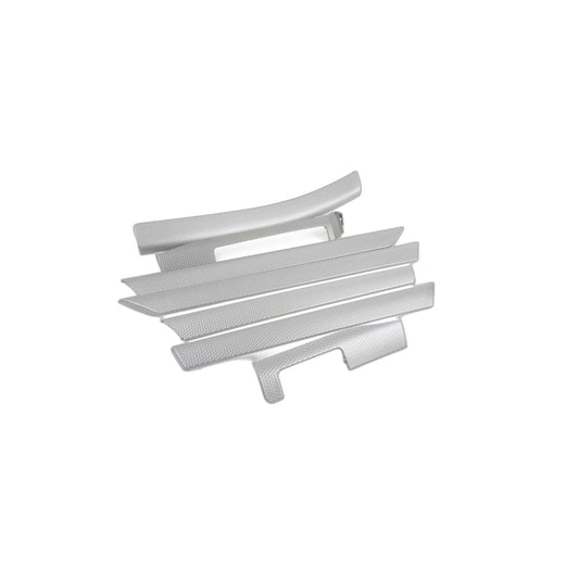 Genuine BMW Mini 51417896090 E46 Set Of Decorative Strips, Aluminium SILVER CUBE (Inc. 330xd, 318i & 330d) | ML Performance US Car Parts