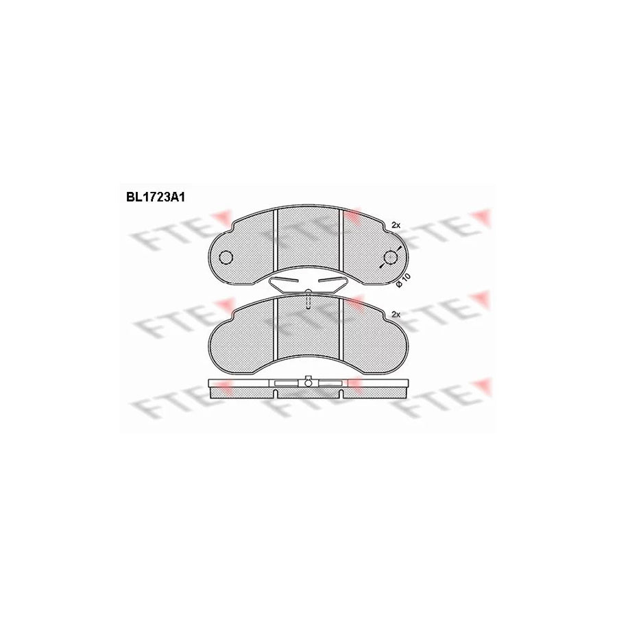 FTE Bl1723A1 Brake Pad Set