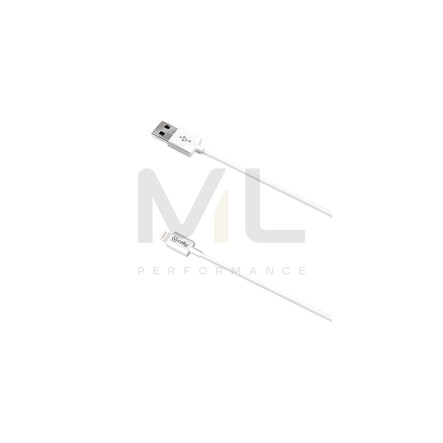 Celly Data Cable USBIP52M USB charge cable White, Sync iPhone 5/5S/5C