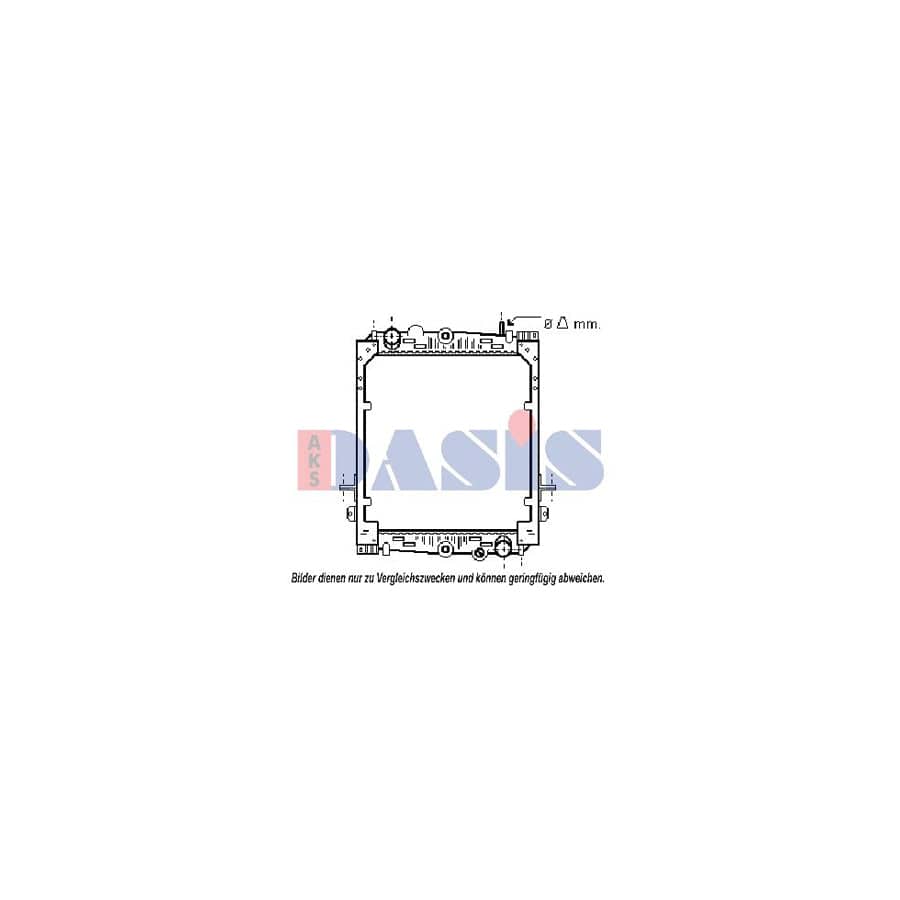 AKS Dasis 290006N Engine Radiator