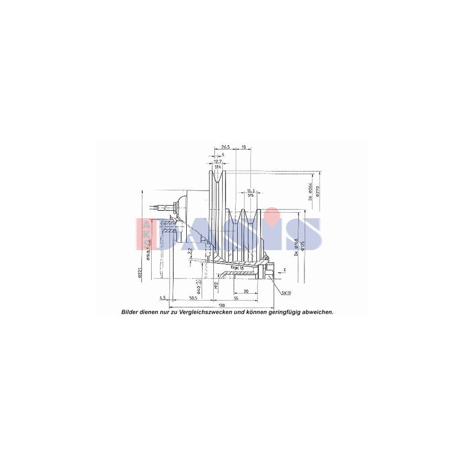 AKS Dasis 851266N AC Compressor Clutch