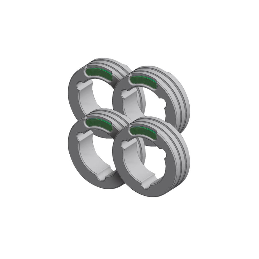 Gys 061859 Set Of 4 Twin Drive Rolls - Steel Ø0.6/0.8 (Green/Blue) Welding Accessories