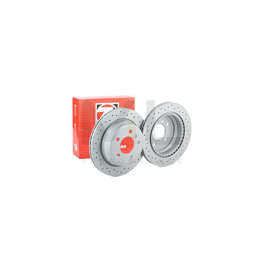 ZIMMERMANN SPORT COAT Z 150.2902.52 Brake Disc Internally Vented, Perforated, Coated, High-carbon  - 1 piece