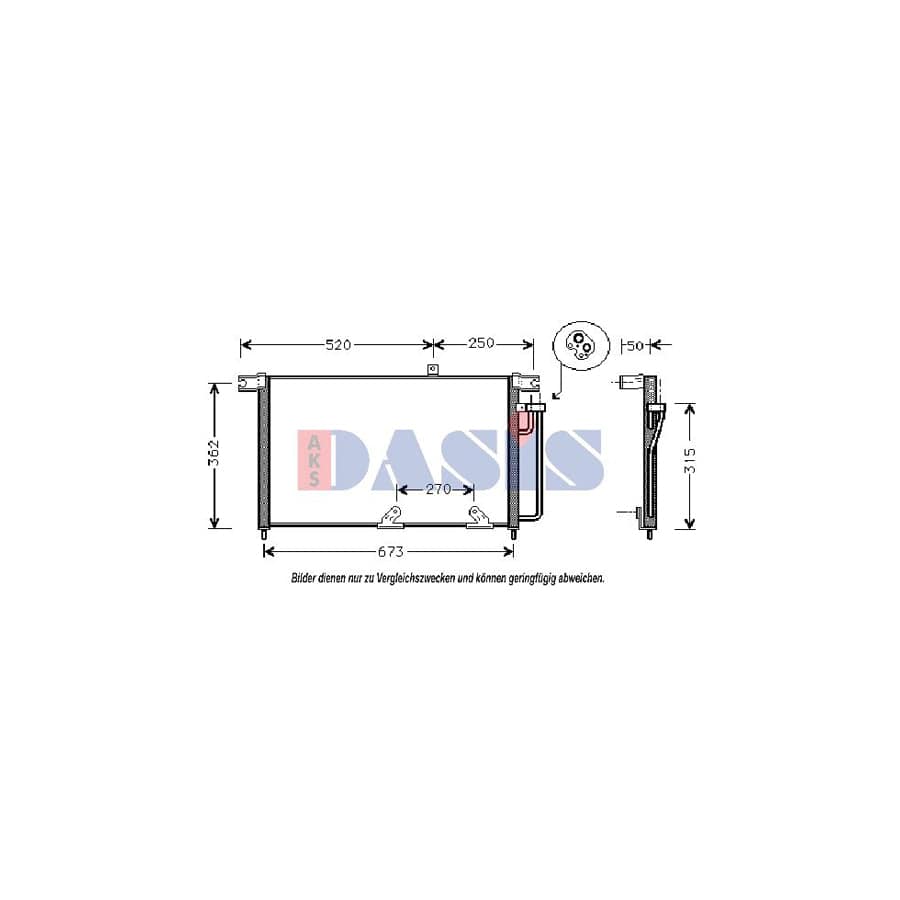 AKS Dasis 512011N Air Conditioning Condenser