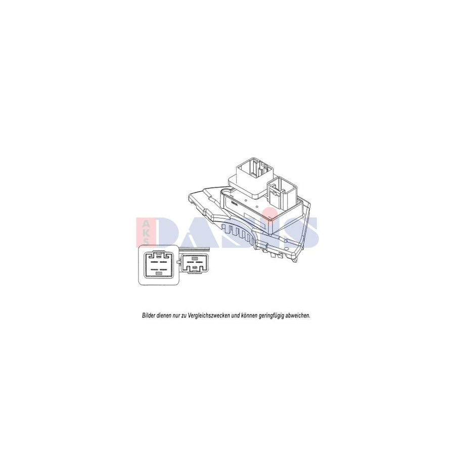 AKS Dasis 700069N Regulator, Passenger Compartment Fan