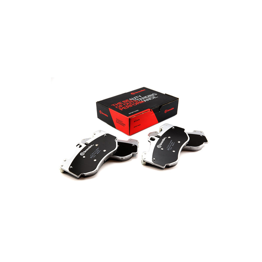 Brembo 07.B314.19 Audi Lamborghini Porsche Front HP2 High Performance Brake Pad Set (Inc. R8, Huracán, Cayenne) | ML Performance US Car Parts