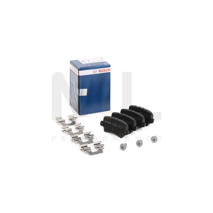 Bosch 0986494642 Brake Pad Set For Honda Civic Viii Hatchback (Fn, Fk) With Acoustic Wear Warning, With Anti-Squeak Plate, With Bolts/Screws, With Mounting Manual BP1121 | ML Performance Car Parts