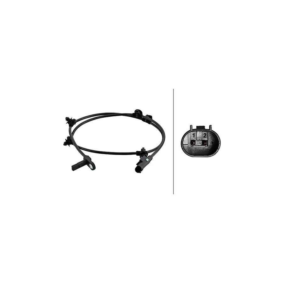 Hella 6PU 230 048-271 Abs Sensor