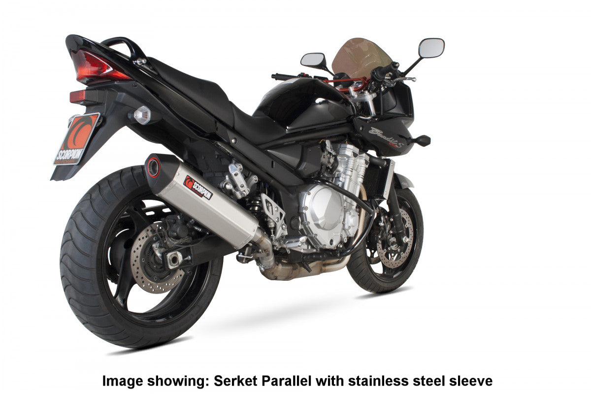 Scorpion RSI96CEO Suzuki GSF1250 Bandit Serket Parallel Slip-On - Carbon Fibre Sleeve | ML Performance US US