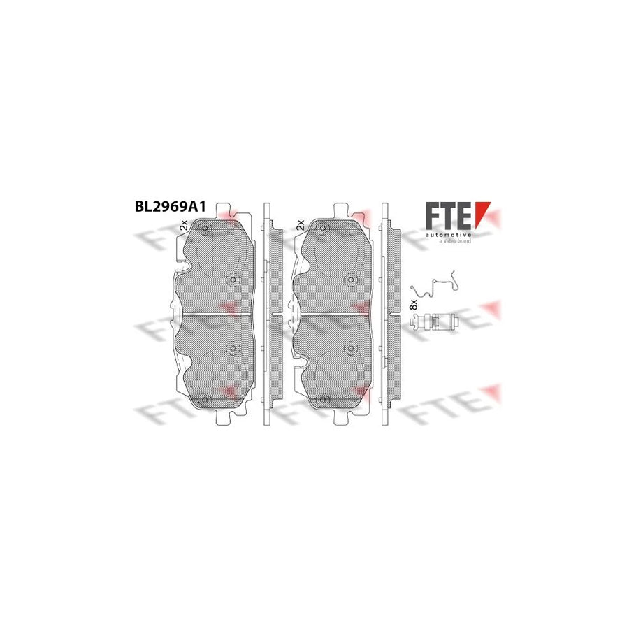 FTE 9011213 Brake Pad Set