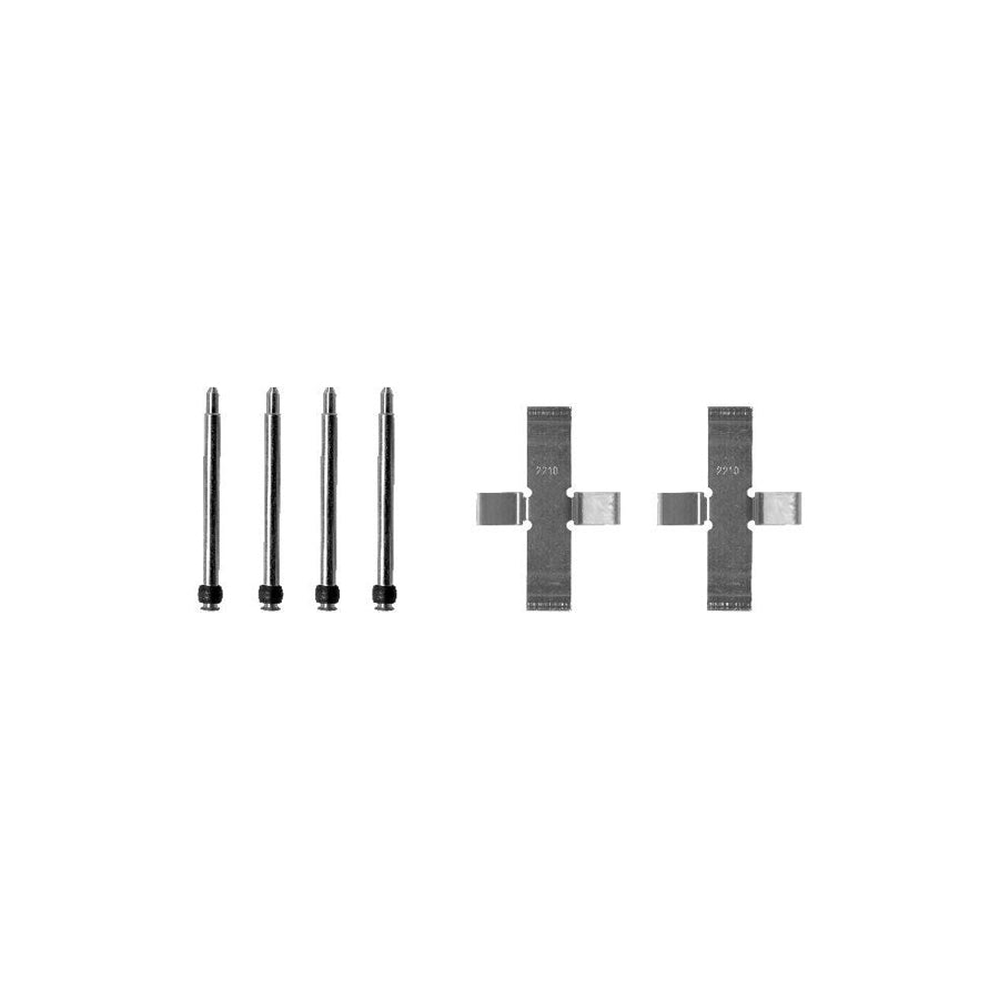 Hella 8DZ 355 202-161 Accessory Kit, Disc Brake Pads