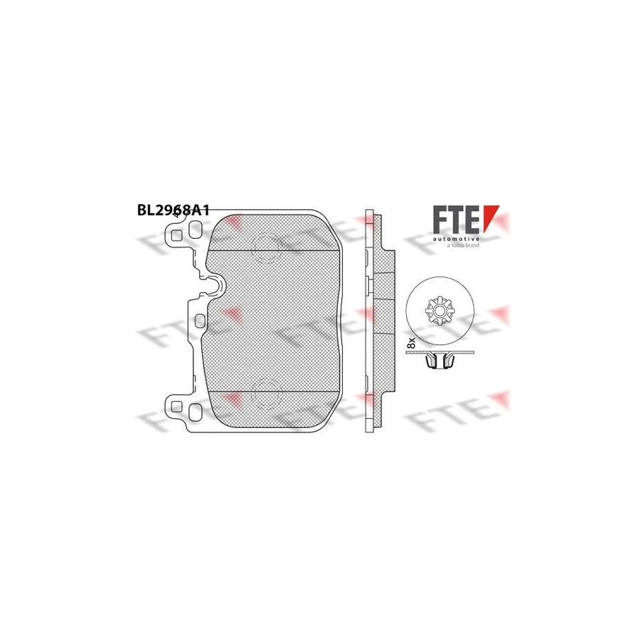 FTE 9011212 Brake Pad Set