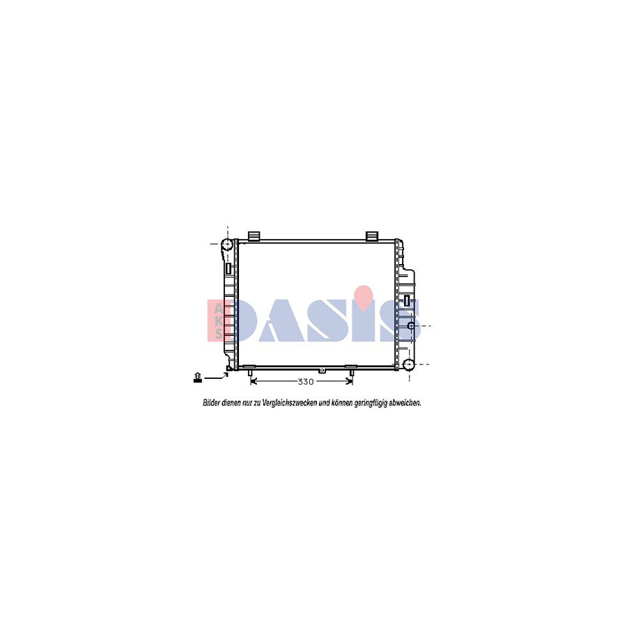 AKS Dasis 390090T Engine Radiator