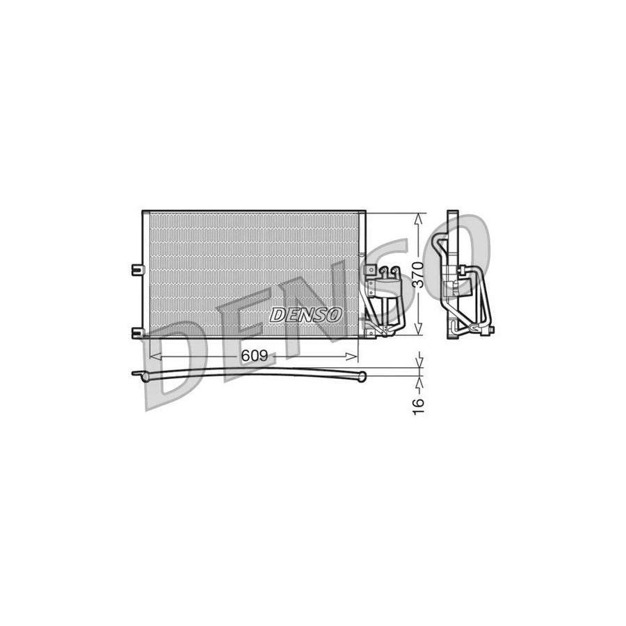 DENSO DCN20029 Air Conditioning Condenser