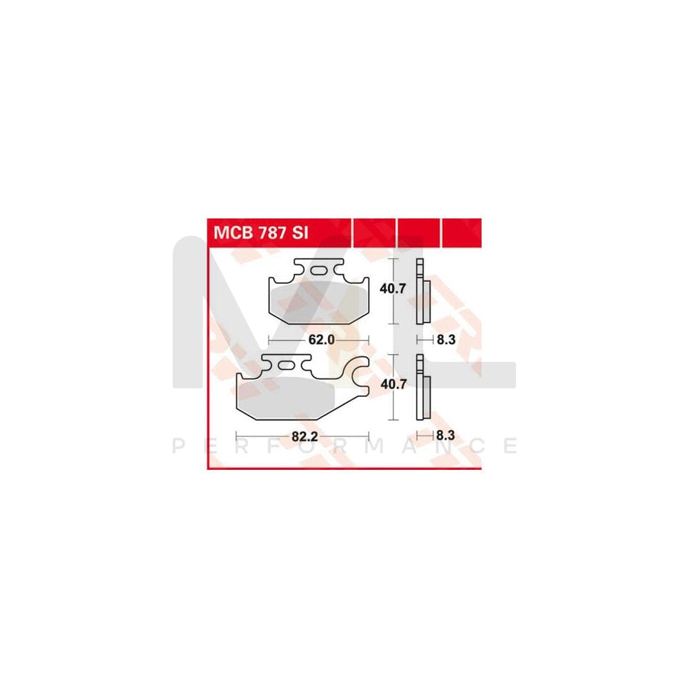 TRW Sinter Offroad Mcb787Si Brake Pad Set | ML Performance Car Parts