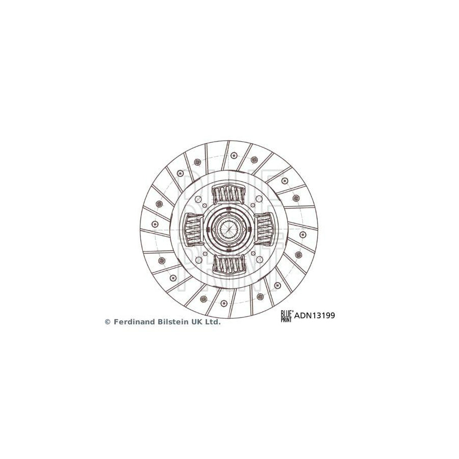 Blue Print Adn13199 Clutch Disc for Nissan Almera