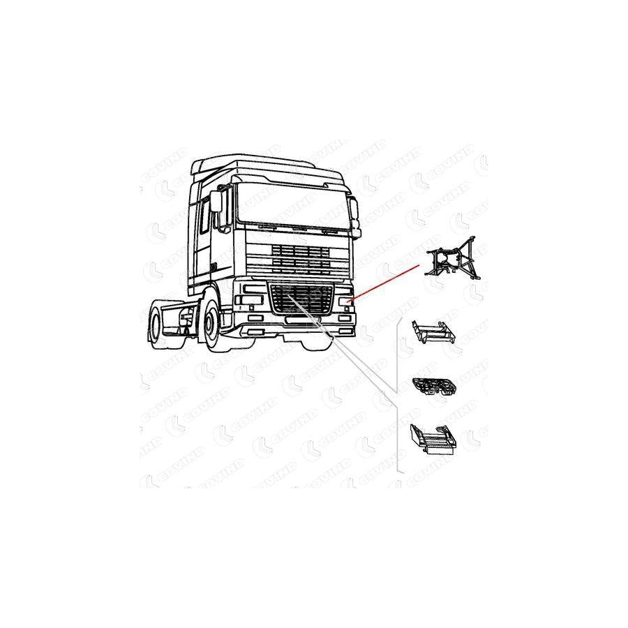 Covind Xf0/101 Base, Headlight