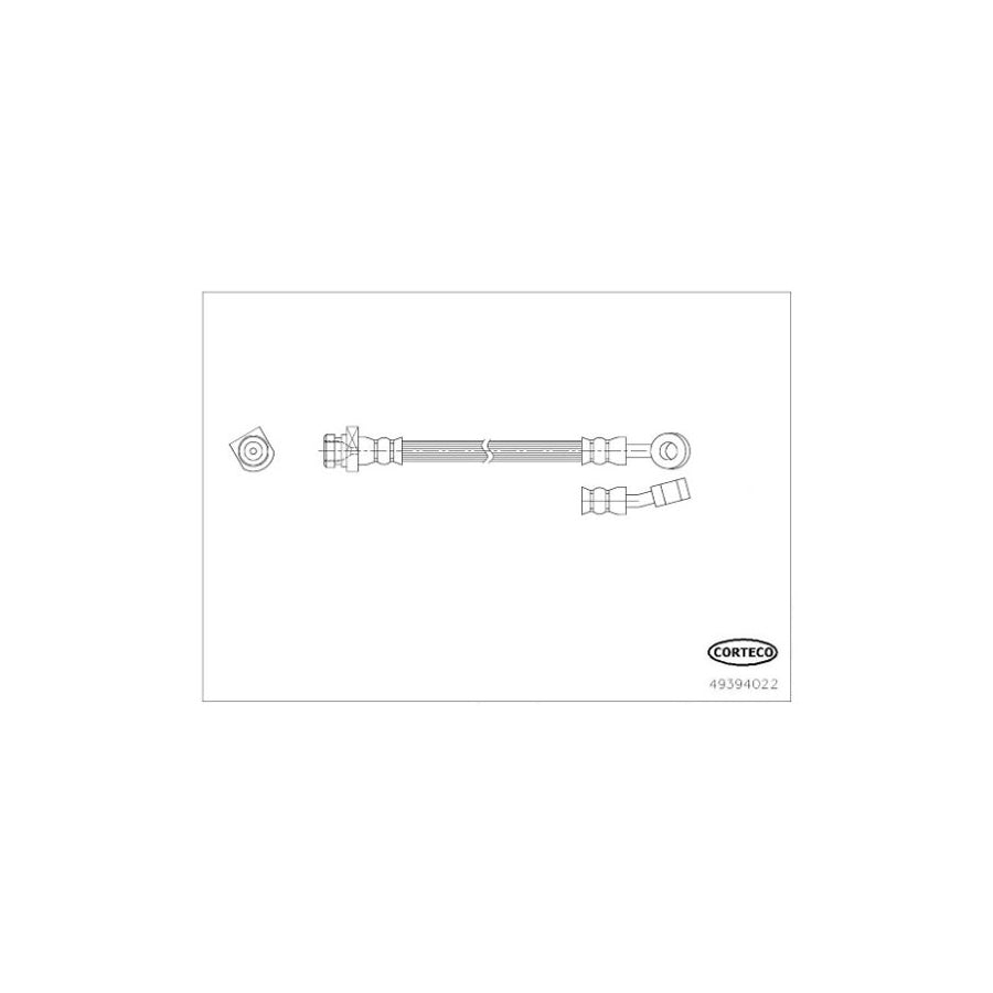 Corteco 49394022 Brake Hose