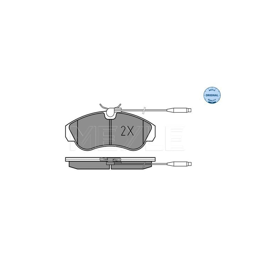 Meyle 025 217 9919/W Brake Pad Set