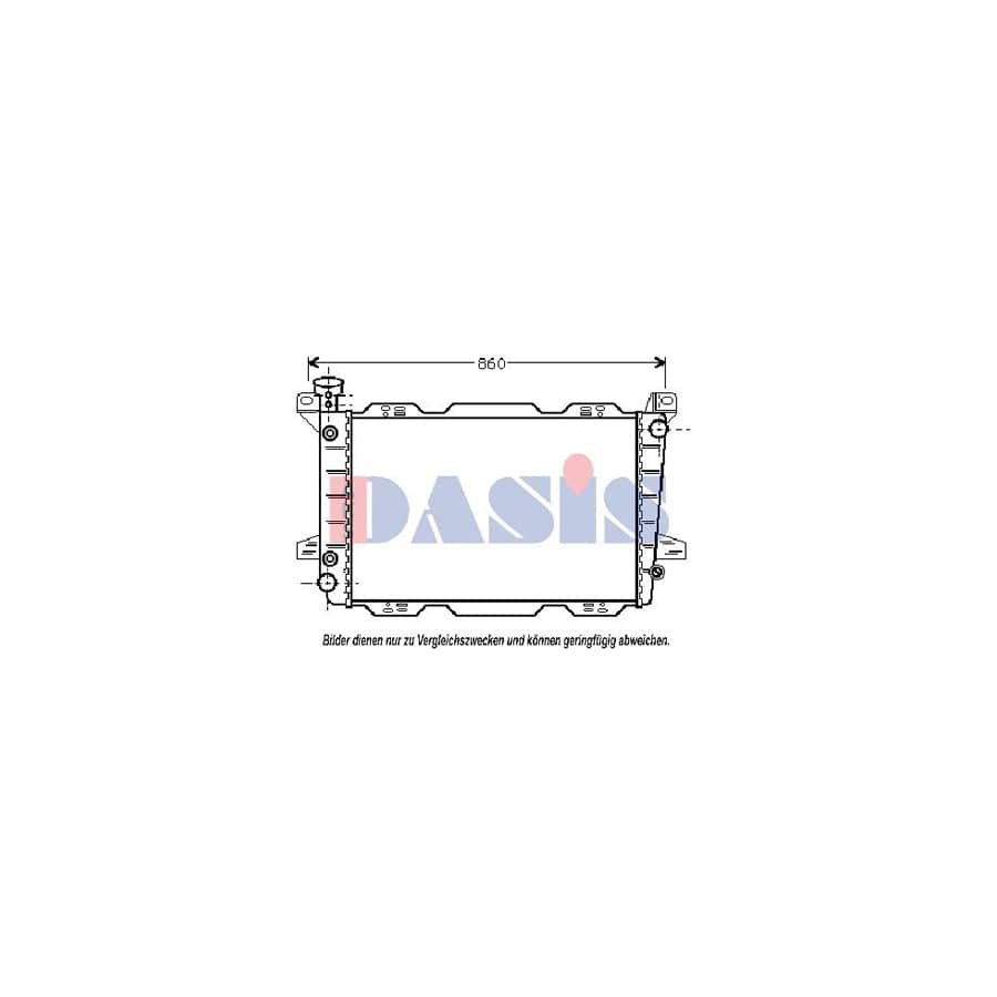 AKS Dasis 090055N Engine Radiator