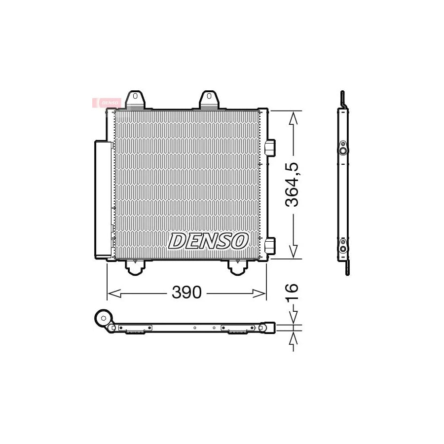 DENSO DCN21033 Air Conditioning Condenser